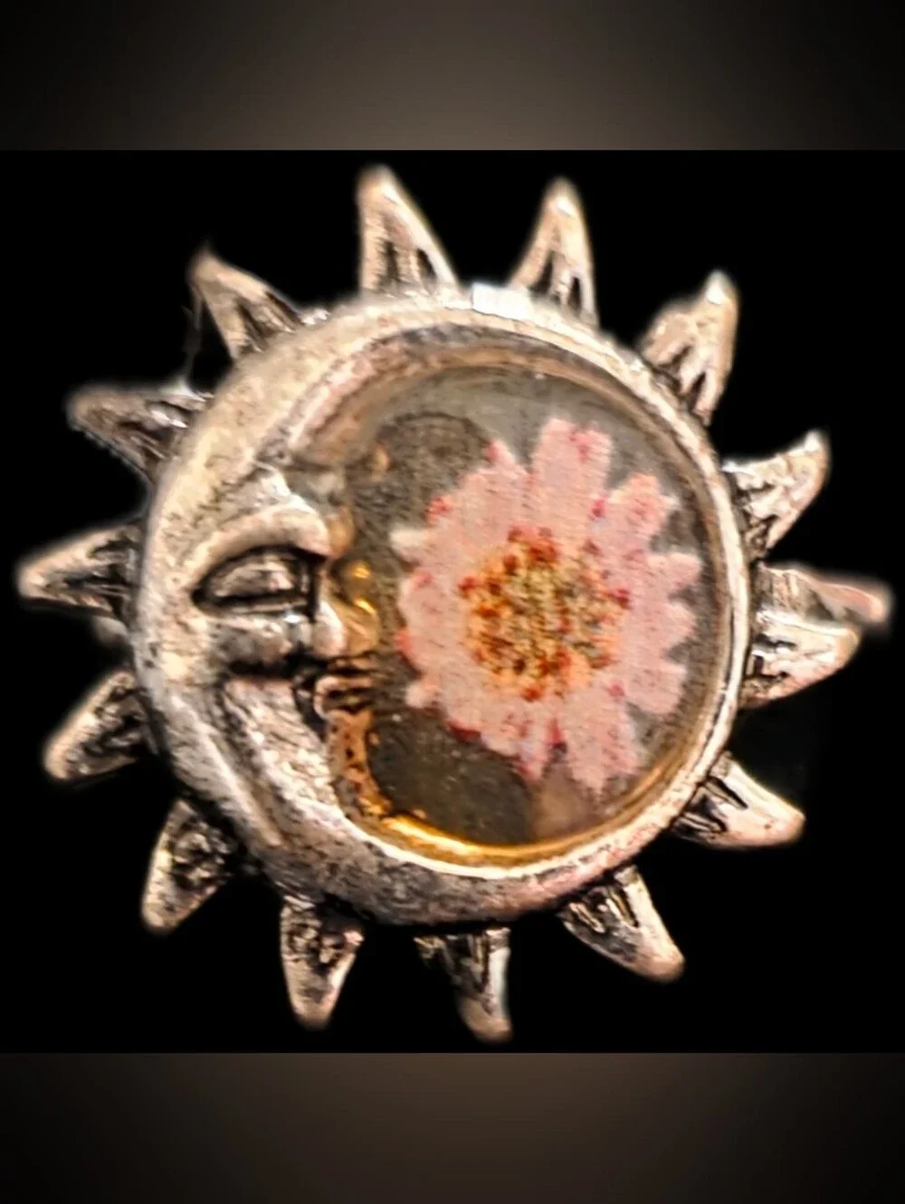 Sun & Moon Floral Ring